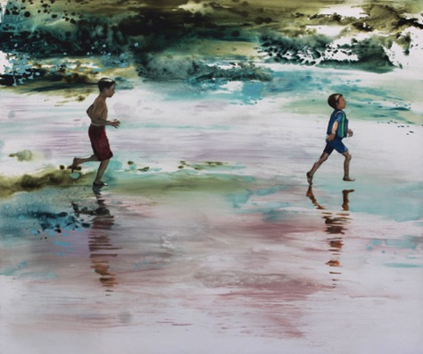 to the waves
21.75 x 26
oil on aluminum